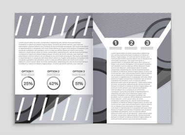 Soyut vektör düzen arka plan set. Sanat kalıp çizmek için, 