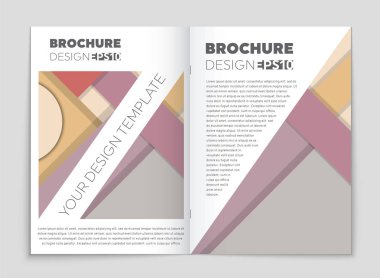 Soyut vektör düzen arka plan set. Sanat kalıp çizmek için, 