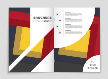 Soyut vektör düzen arka plan set. Sanat kalıp çizmek için, 