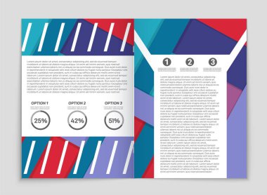 Soyut vektör düzen arka plan set. Sanat kalıp çizmek için, 