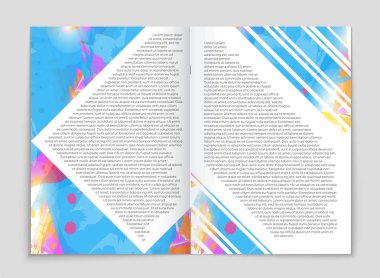 Soyut vektör düzen arka plan set. Sanat kalıp çizmek için, 