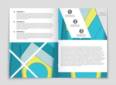 Soyut vektör düzen arka plan set. Sanat kalıp çizmek için, 