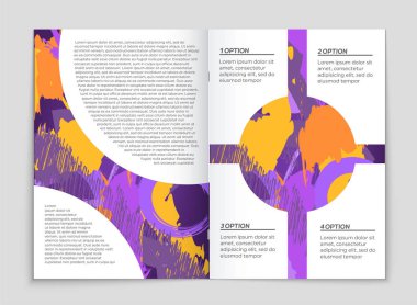 Soyut vektör düzen arka plan set. Sanat kalıp çizmek için, 