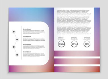 Soyut vektör düzen arka plan set. Sanat kalıp çizmek için, 