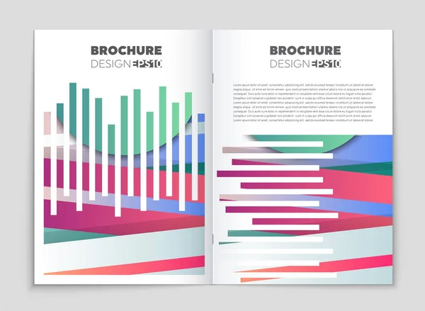 Set di sfondo astratto del layout vettoriale. Per la progettazione di modelli d'arte , — Vettoriale Stock