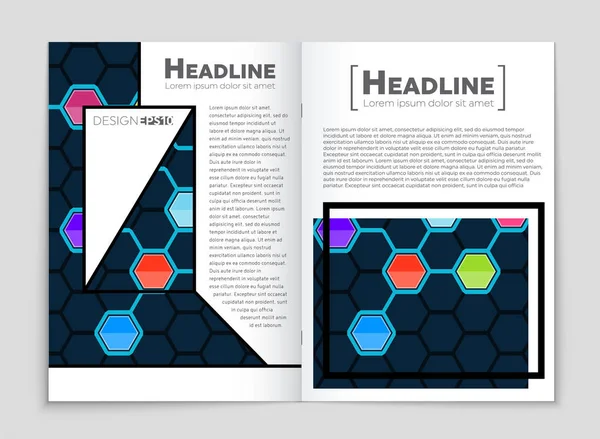 Hintergrundset für abstrakte Vektorlayouts. für Art Template Design, — Stockvektor