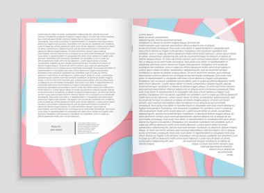 Soyut vektör düzen arka plan set. Sanat kalıp çizmek için, 