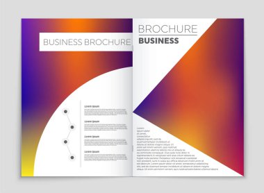 Soyut vektör düzen arka plan set. Sanat kalıp çizmek için, 