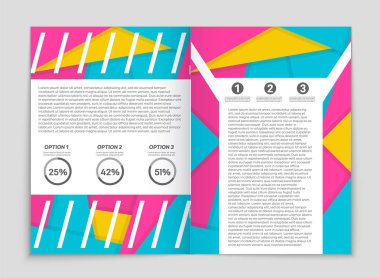 Soyut vektör düzen arka plan set. Sanat kalıp çizmek için, 