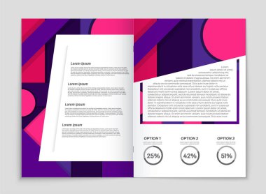 Soyut vektör düzen arka plan set. Sanat kalıp çizmek için, 