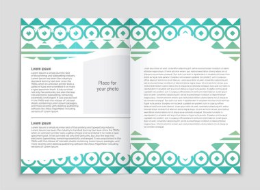 Soyut vektör düzen arka plan set. Sanat kalıp çizmek için, 