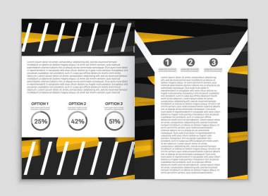 Soyut vektör düzen arka plan set. Sanat kalıp çizmek için, 