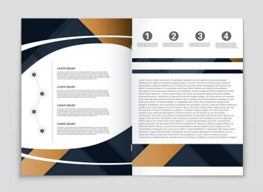 Soyut vektör düzen arka plan set. Sanat kalıp çizmek için, 