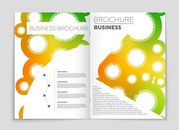 Set di sfondo astratto del layout vettoriale. Per la progettazione di modelli d'arte , — Vettoriale Stock