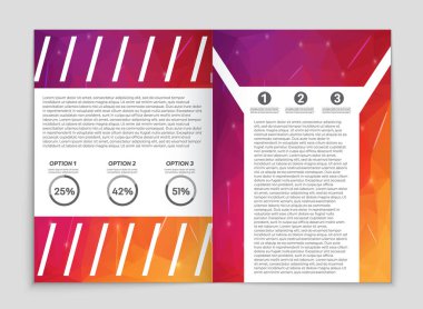 Soyut vektör düzen arka plan set. Sanat kalıp çizmek için, 