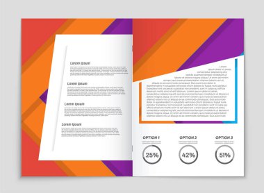 Soyut vektör düzen arka plan set. Sanat kalıp çizmek için, 