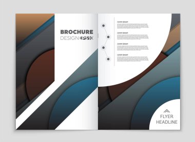 Soyut vektör düzen arka plan set. Sanat kalıp çizmek için, 