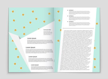 Soyut vektör düzen arka plan set. Sanat kalıp çizmek için, 