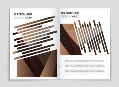 Soyut vektör düzen arka plan set. Sanat kalıp çizmek için, 