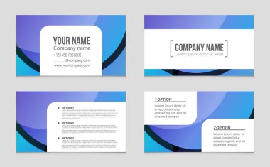 Soyut vektör düzen arka plan set. Sanat kalıp çizmek için, 