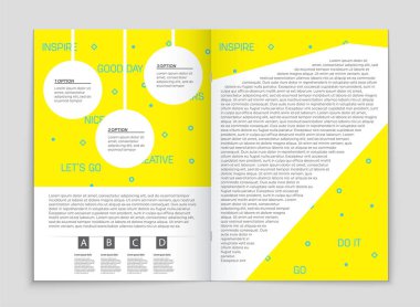 Soyut vektör düzen arka plan set. Sanat kalıp çizmek için, 