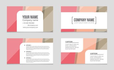 Soyut vektör düzen arka plan set. Sanat kalıp çizmek için, 