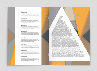 Soyut vektör düzen arka plan set. Sanat kalıp çizmek için, 