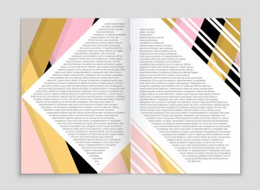 Soyut vektör düzen arka plan set. Sanat kalıp çizmek için, 