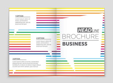 Soyut vektör düzen arka plan set. Sanat kalıp çizmek için, 