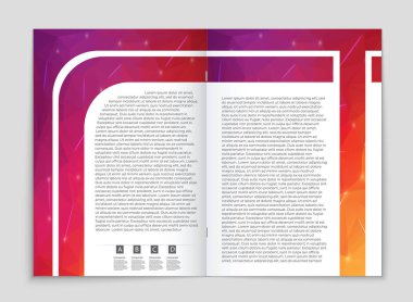 Soyut vektör düzen arka plan set