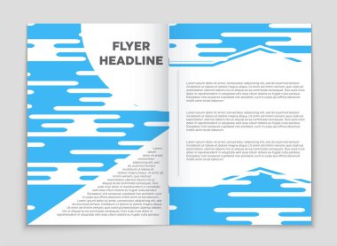 Soyut vektör düzen arka plan set. Sanat kalıp çizmek için, 