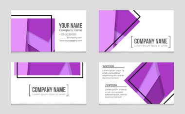 Soyut vektör düzen arka plan set. Sanat kalıp çizmek için, 