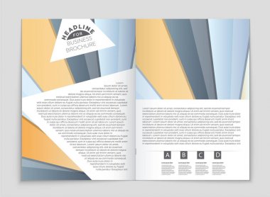 Soyut vektör düzen arka plan set. Sanat kalıp çizmek için, 