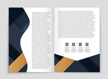 Soyut vektör düzen arka plan set. Sanat kalıp çizmek için, 