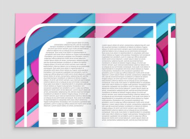 Soyut vektör düzen arka plan set