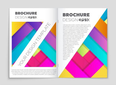 Soyut vektör düzen arka plan set. Sanat kalıp çizmek için, 