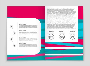 Soyut vektör düzen arka plan set. Sanat kalıp çizmek için, 