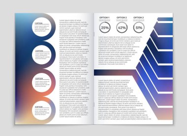 Soyut vektör düzen arka plan set. Sanat kalıp çizmek için, 