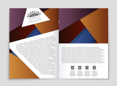 Soyut vektör düzen arka plan set. Sanat kalıp çizmek için, 