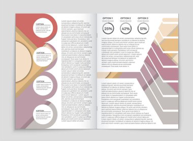 Soyut vektör düzen arka plan set. Sanat kalıp çizmek için, 