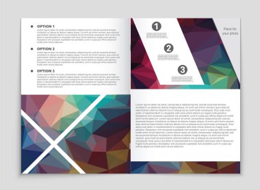 Soyut vektör düzen arka plan set. Sanat kalıp çizmek için, 