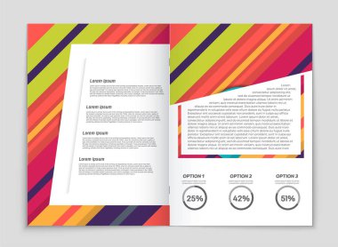 Soyut vektör düzen arka plan set. Sanat kalıp çizmek için, 