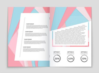 Soyut vektör düzen arka plan set. Sanat kalıp çizmek için, 