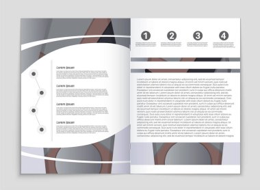 Soyut vektör düzen arka plan set. Sanat kalıp çizmek için, 