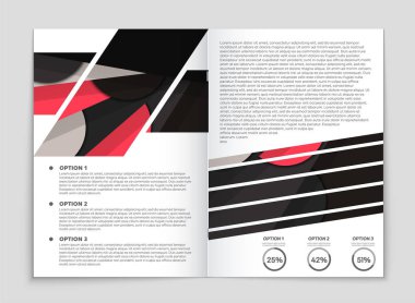 Soyut vektör düzen arka plan set. Sanat kalıp çizmek için, 