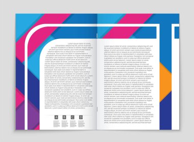 Soyut vektör düzen arka plan set