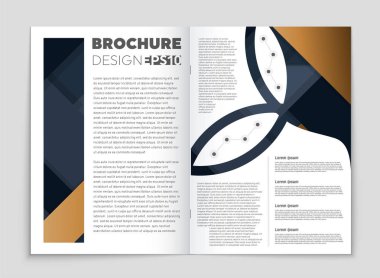 Soyut vektör düzen arka plan set. Sanat kalıp çizmek için, 