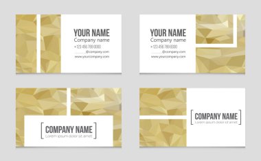 Soyut vektör düzen arka plan set. Sanat kalıp çizmek için, 