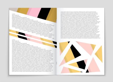 Soyut vektör düzen arka plan set. Sanat kalıp çizmek için, 