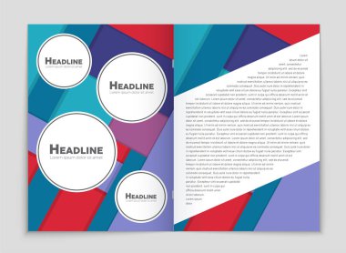 Soyut vektör düzen arka plan set